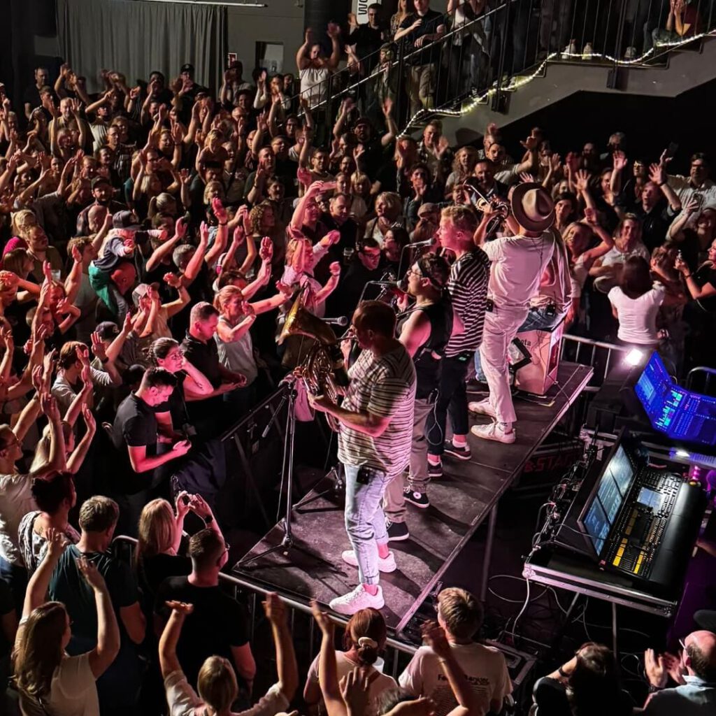 Konzert einer Bläser-Combo im westand Braunschweig